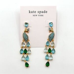 Kate Spade peacock earrings